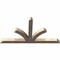 Ekena Millwork Richland Smooth Timber Gable Bracket, Douglas Fir, 60"W x 32"H x 3 1/2"D x 3 1/2"F, 13/12 Pitch GBW060X32X0404RIC00SDF - alternate 2